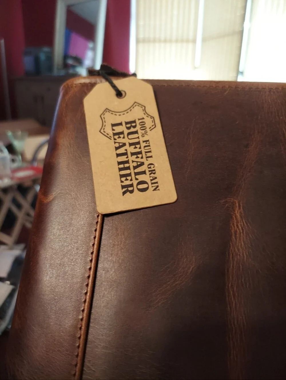 LEATHERTOWN Buffalo Leather Portfolio Folder Business Executive Organizer Case